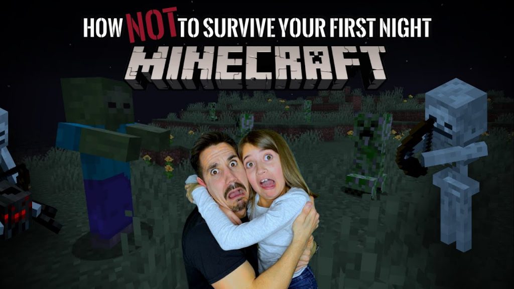 How NOT to survive your first night in Minecraft hard mode
