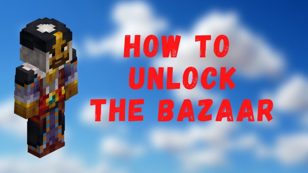 How To Unlock The Bazaar - Hypixel Skyblock
