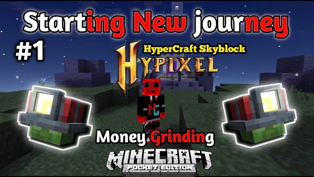 Hypixel like Skyblock server for Minecraft PE mcpe || Minion crafting glitch