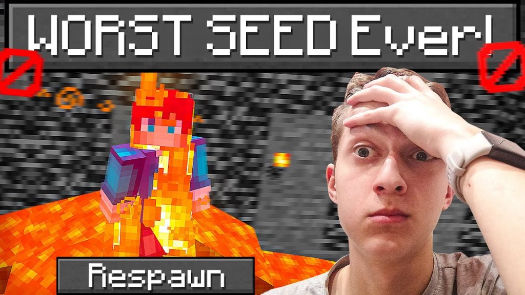 I FOUND THE UNLUCKIEST SEED IN MINECRAFT!