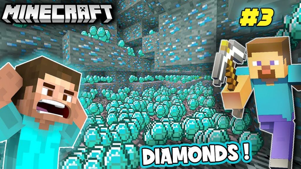 I Made Full Diamond Armor Minecraft Survival Ep 3
