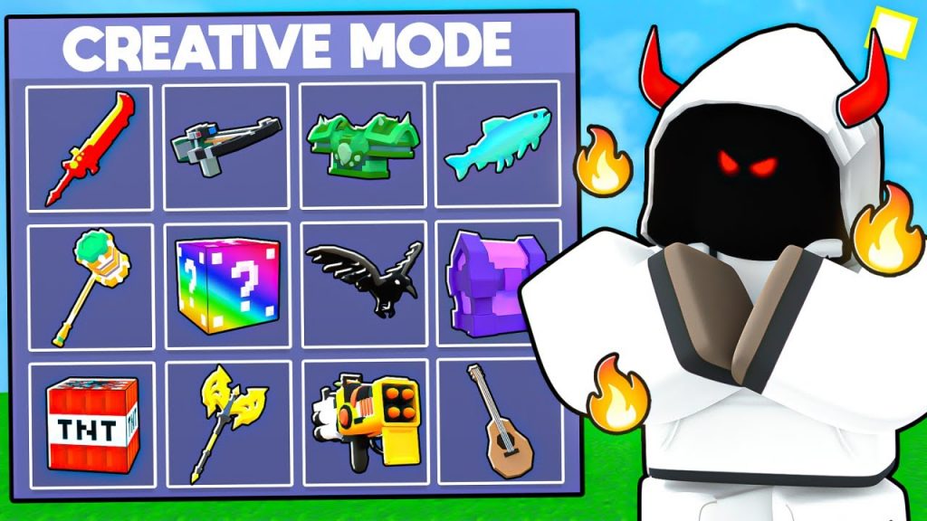 I Used CREATIVE MODE To CHEAT In Bedwars.. (Roblox Bedwars)