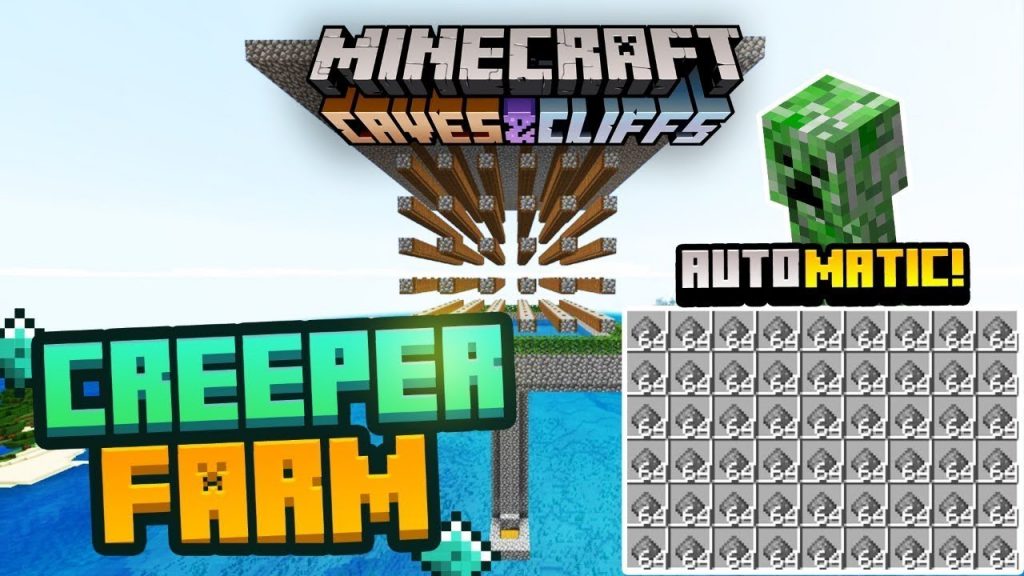 Infinite XP Gunpowder Farm 1.19 Minecraft Bedrock || Creeper Farm || (MCPE,PS4,Xbox,Win 10,Switch)