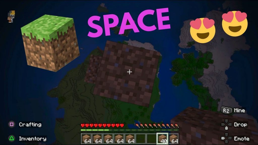 JUMPING From SPACE in Minecraft (What will happen?) GLITCH!!