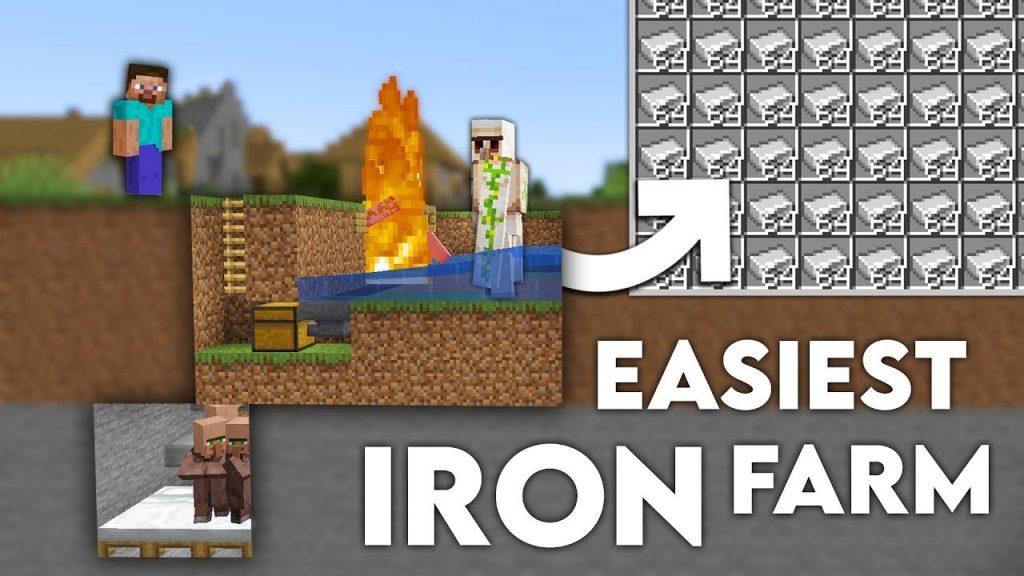 Minecraft EASY IRON FARM | 1.19 Iron Farm Tutorial