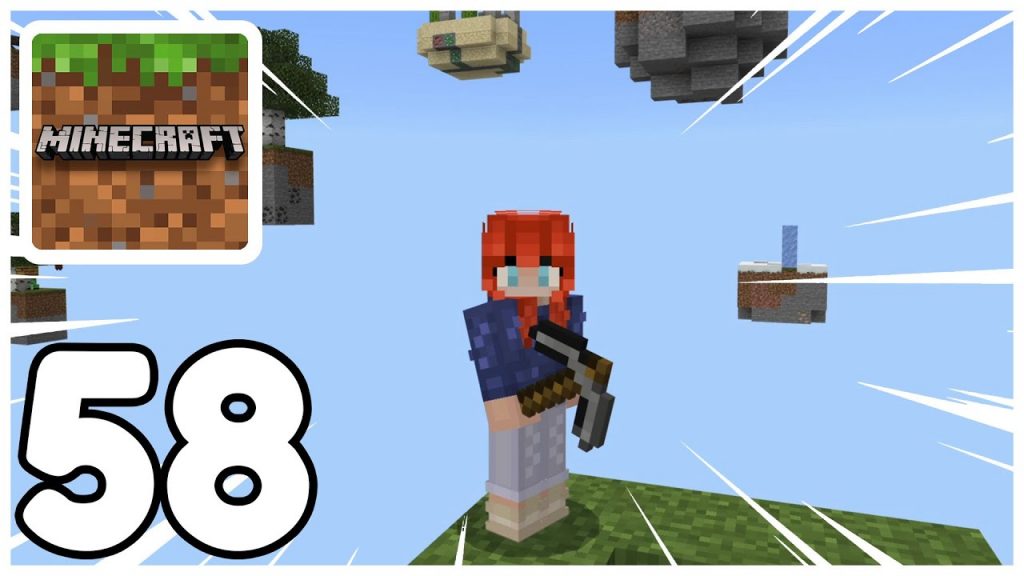 Minecraft: PE - Gameplay Walkthrough Part 58 - Bedrock Skyblock (iOS, Android)