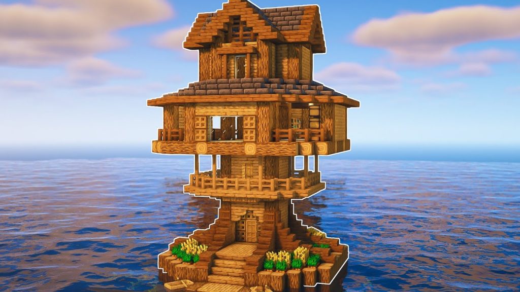 Minecraft Sea Survival Base Tutorial | Easy Guide
