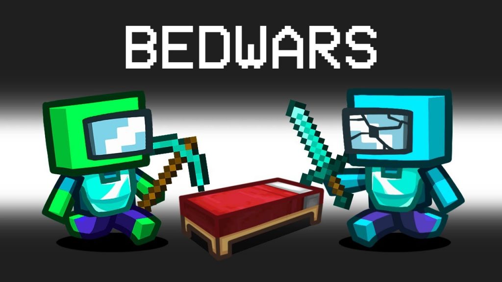 *NEW* MINECRAFT BEDWARS MOD in AMONG US!