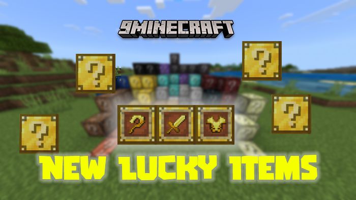 New Lucky Items Addon 119 MCPEBedrock Lucky Blocks Mod