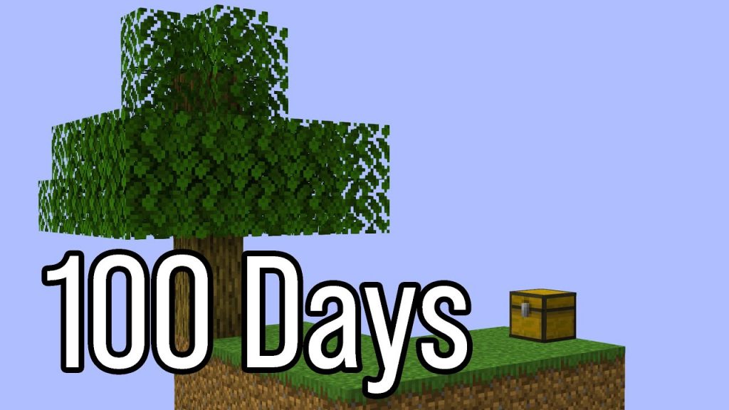 Ross and Max Survive 100 DAYS on Minecraft Skyblock