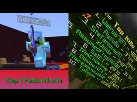 Stathis7272 vs Walrus727(Top 1 FallenTech) | Minecraft PvP #87