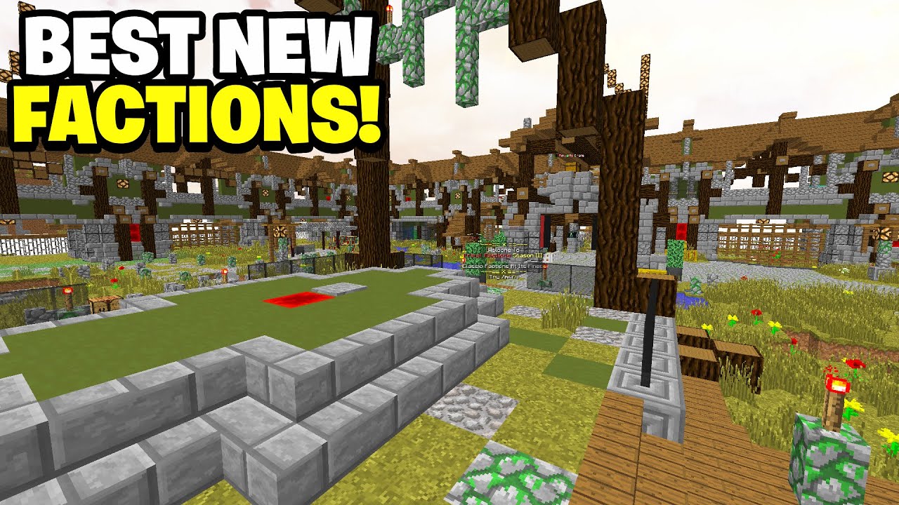 The BEST New Minecraft Factions Server in 2022! (Best New Factions Server)