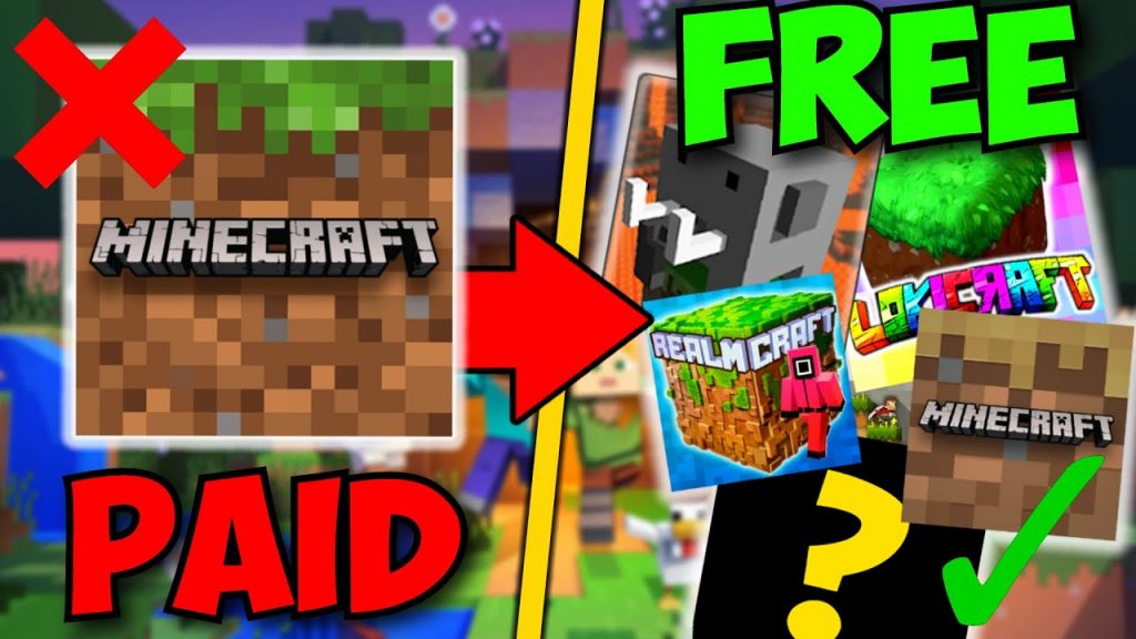 Top 5 BEST FREE Games Like Minecraft PE For Android & iOS (Low Storage & Old Phones Support) 2022