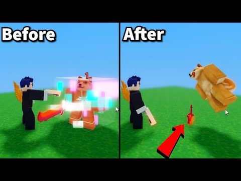 Trolling my Friend with Glitched Lucky Block *Roblox Bedwars*