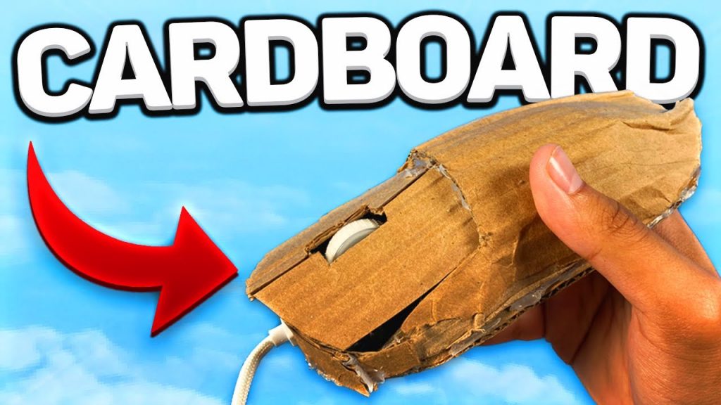 Using A CARDBOARD Mouse For Bedwars