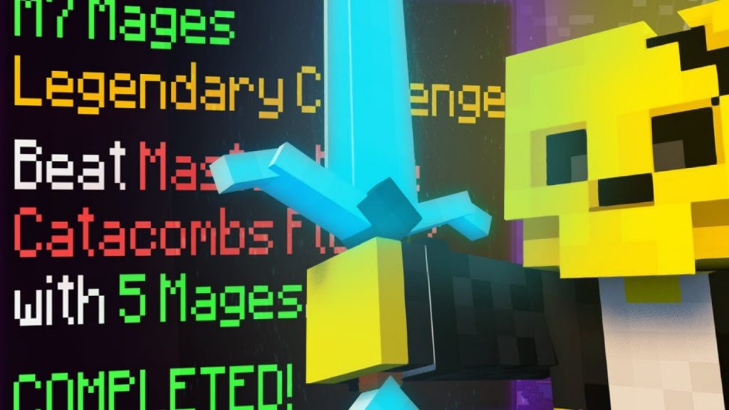 We Beat M7 With 5 MAGES (Hypixel Skyblock)