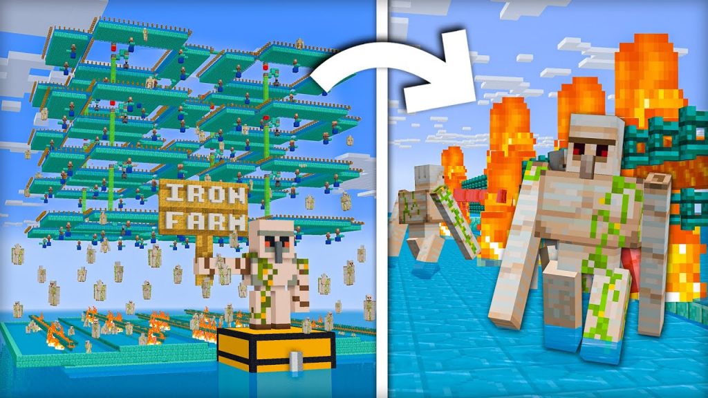 We Built The ULTIMATE IRON FARM in Minecraft
