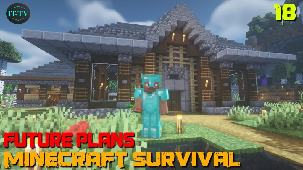 minecraft 1.18 survival | Minecraft Building Plans | Future plans in survival series | Modern House