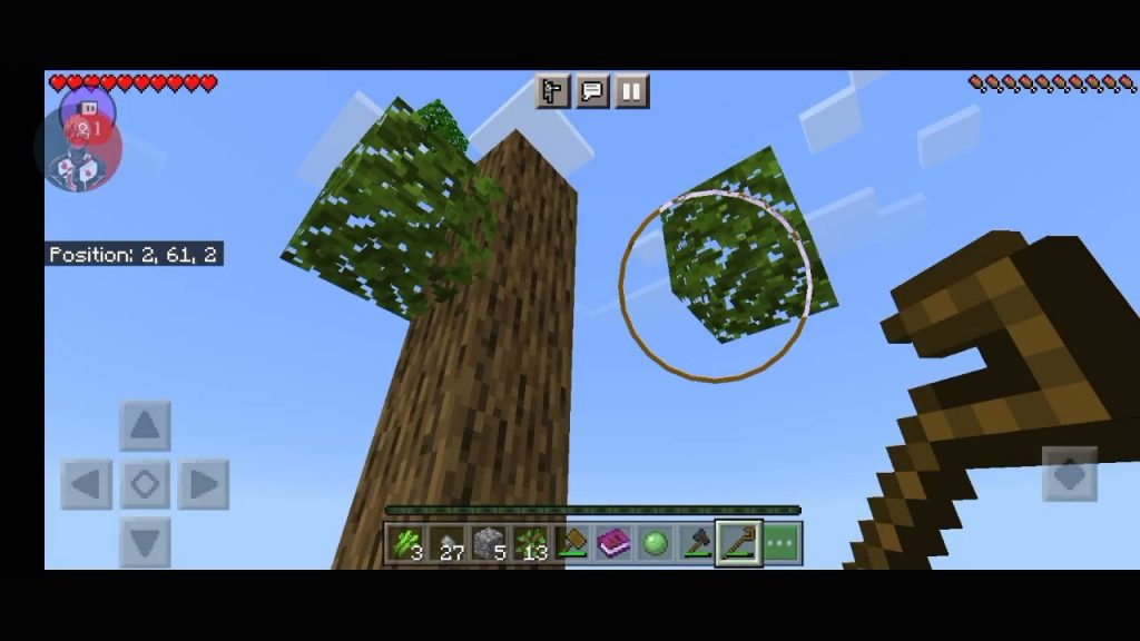 playing Minecraft modded skyblock