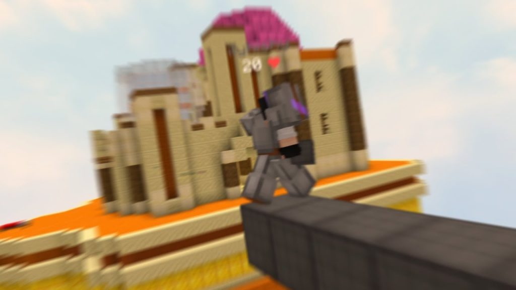 using the new best shaders for minecraft bedwars..