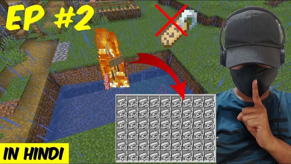 EPISODE 2: I MADE UNLIMITED IRON FARM IN EARLY GAME (NO NAME TAG) | MINECRAFT SURVIVAL IN HINDI