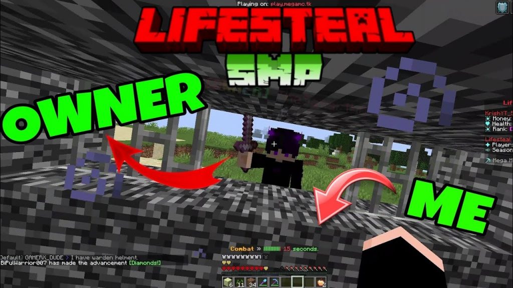 I got TRAPPED by the OWNER of LIFESTEAL SMP & THIS HAPPENED || Apple Mc Minecraft Server