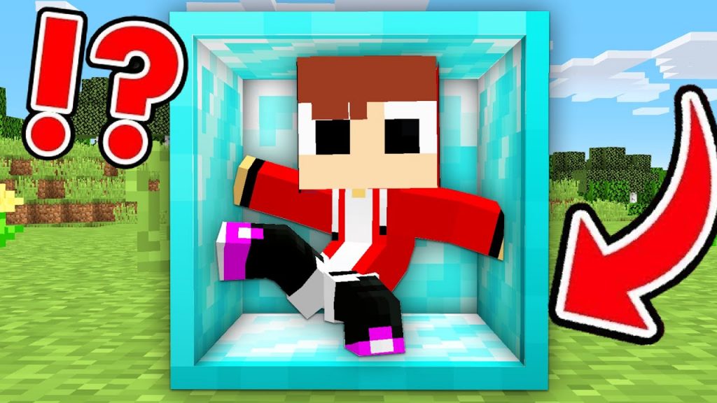 JJ and Mikey Can't Leave This Block in Minecraft Challenge (Maizen Mazien Mizen)