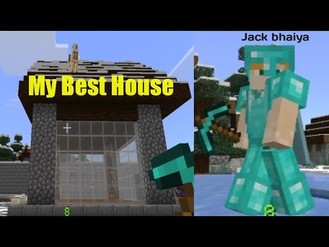 Minecraft Survival Series Episode 2/Jack bhaiya my New House In the best