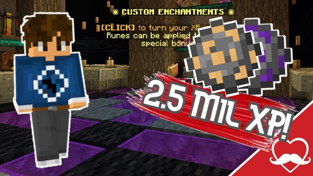Opening 2.5Million EXP in runes! | Loverfella Minecraft server
