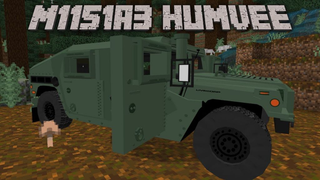 1667966046 M1151a3 Humvee Addon 119 MCPEBedrock Military Mod