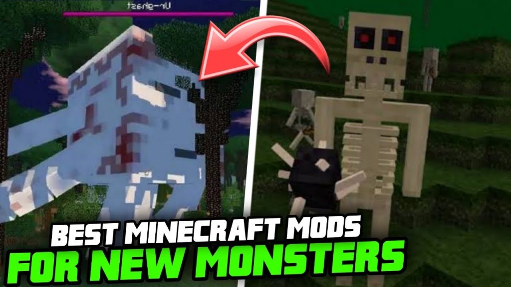 5 BEST MINECRAFT MODS FOR NEW MONSTERS IN 2022! (1080P HD)