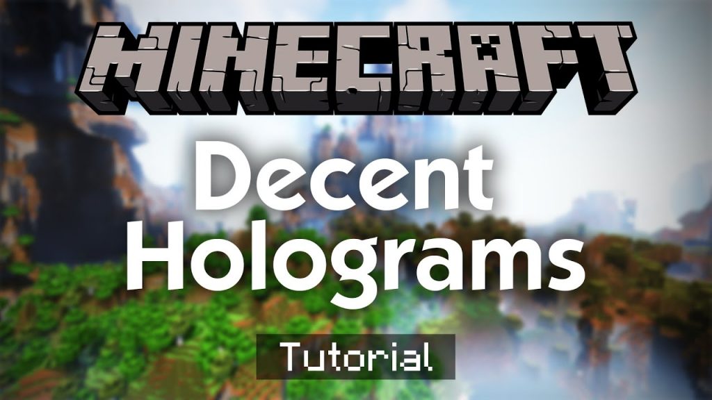 Adding Hologram Plugin To Minecraft (DecentHolograms Tutorial)