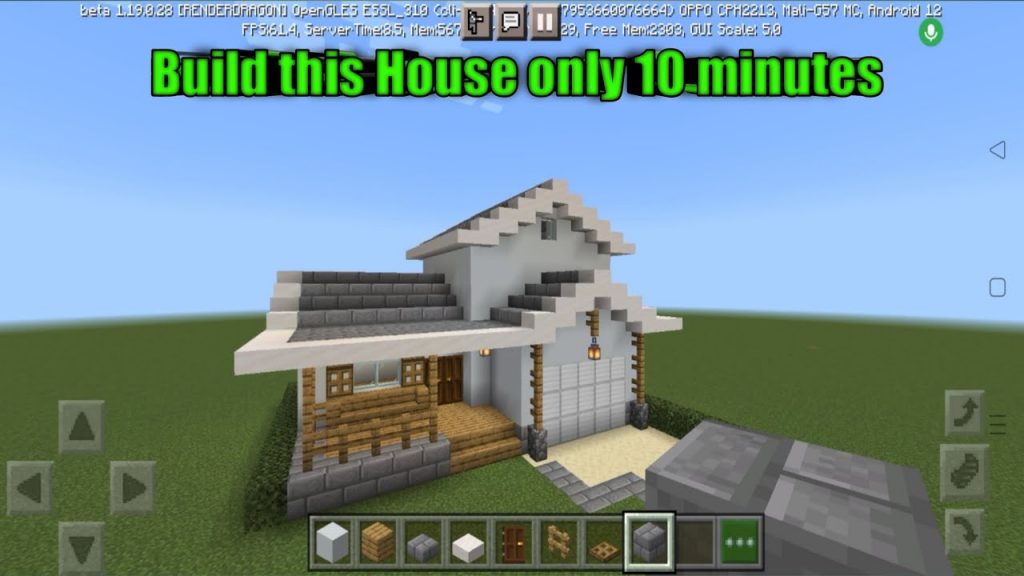 Build a beautiful mantion in Minecraft #games #gamer #minecraft #minecraftvideos #build #house