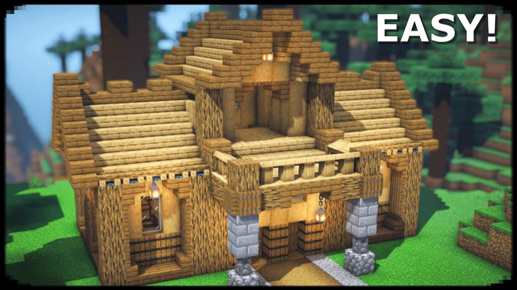Learn to Build Beautiful HOUSE in Minecraft