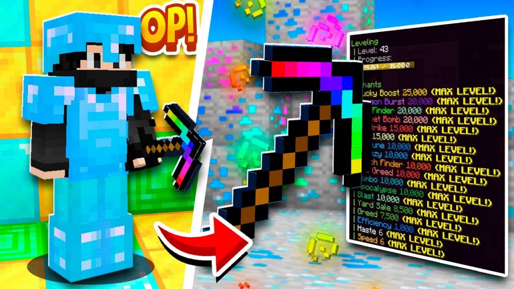 MAKING A *GODLY MAXED* PICKAXE ON PRISONS! | Minecraft OP Prison