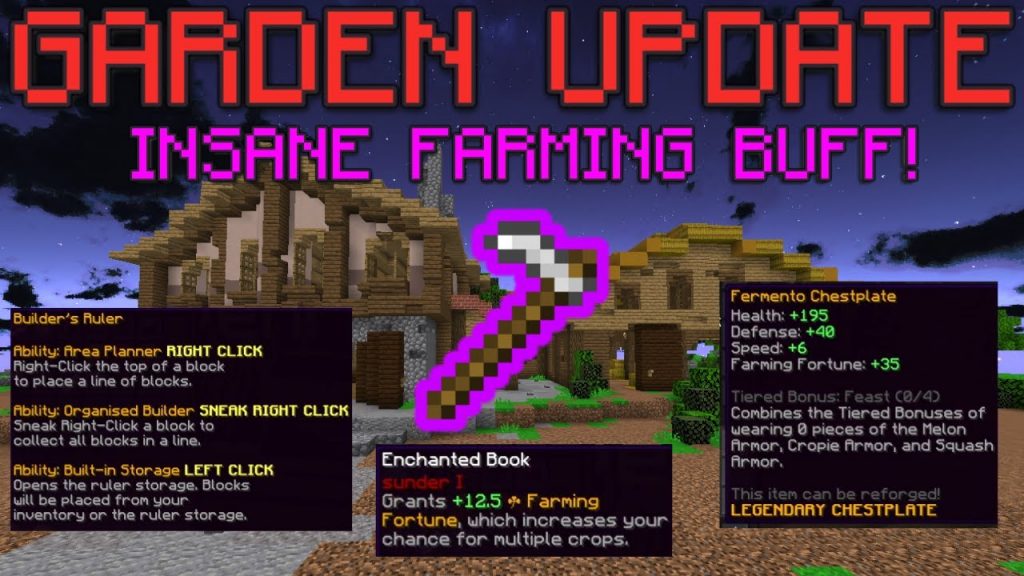 The Skyblock Garden Update! (Hypixel Skyblock)