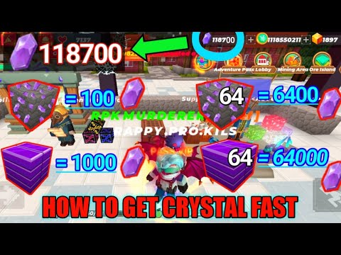 Top 1 Tips % Tricks in Skyblock | Ultimate Guide To Get Crystal Fast! Not Fake! Blockman Go Glitch