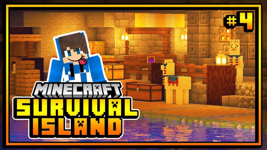 Shops, Iron Farm and an ABOMINATION! | Minecraft Survival Island Ep 4 | Let's Play Minecraft 1.18