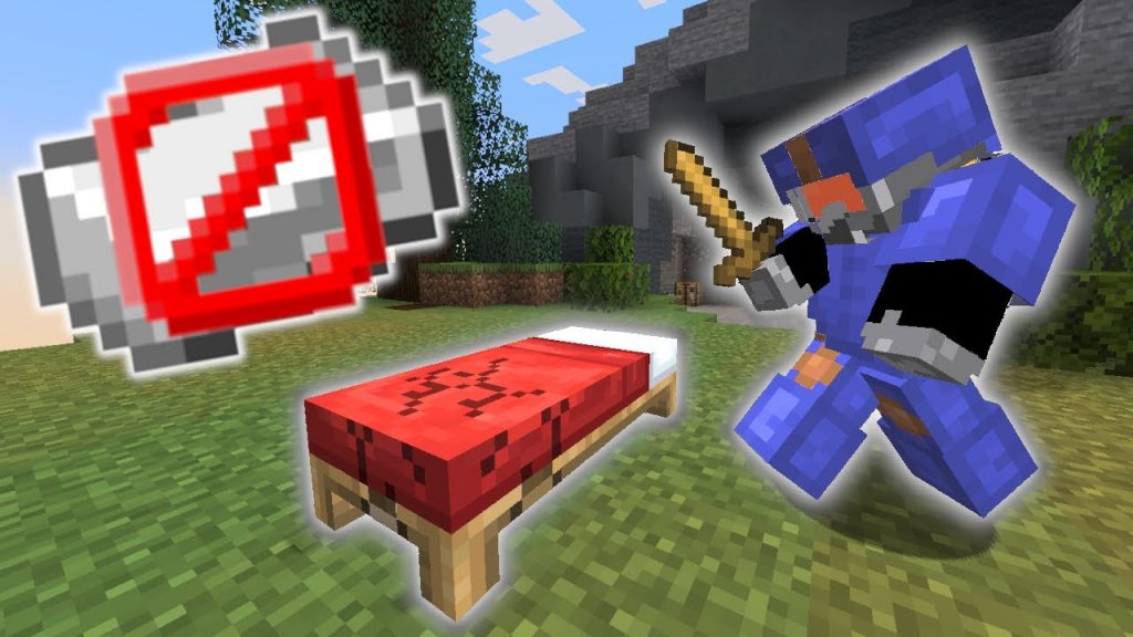 Minecraft Bedwars, But with NO IRON!