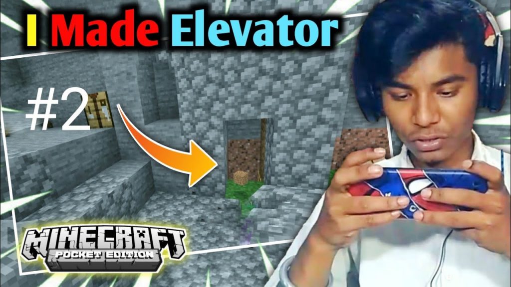 Minecraft Pocket Edition Survival Series | I Made Elevator in Minecraft Survival| #2 | Fardeen Gamer