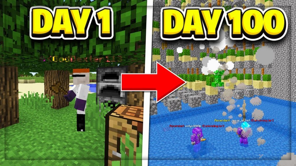 Surviving 100 Days Of Minecraft Factions (1.18+)