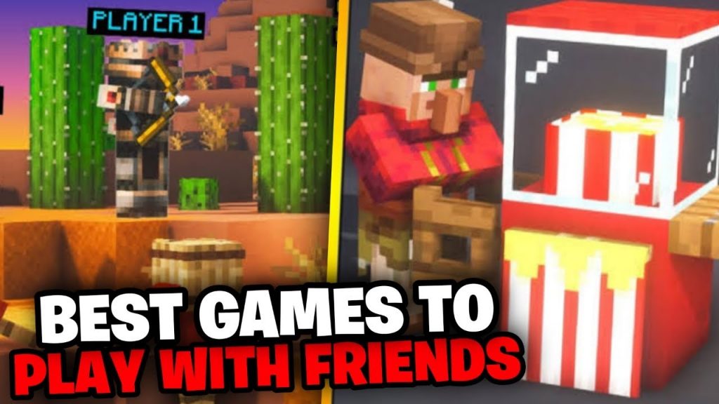 5 BEST GAMES TO PLAY WITH FRIENDS IN MINECRAFT! (1080P HD)