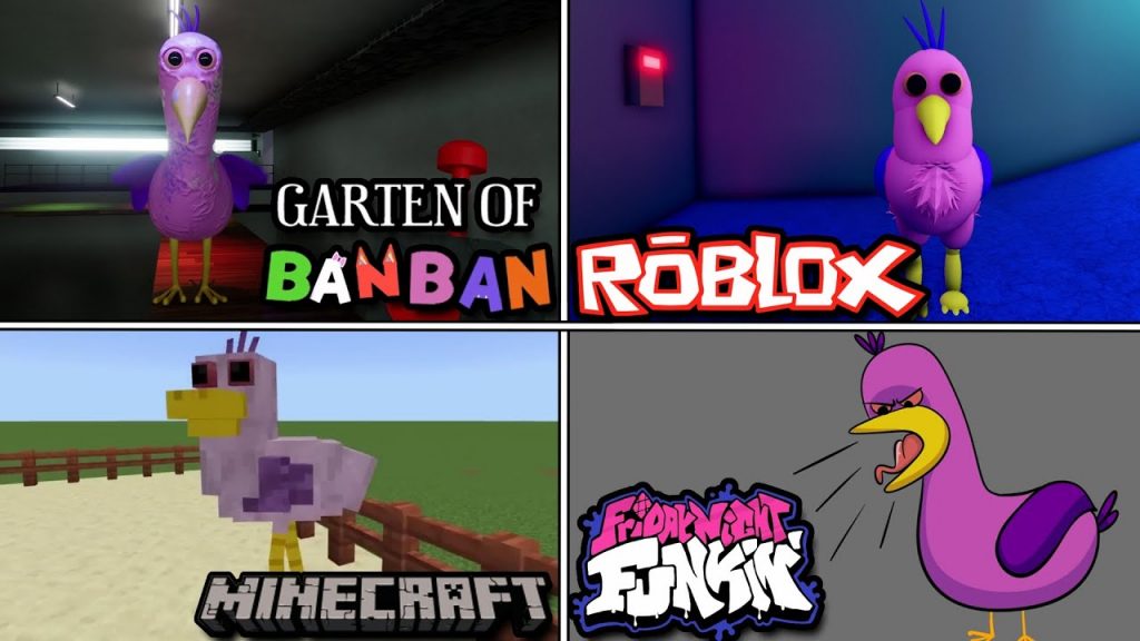 Evolution of Opila Bird in all games | Garten of Banban, Minecraft, Roblox, Friday Night Funkin