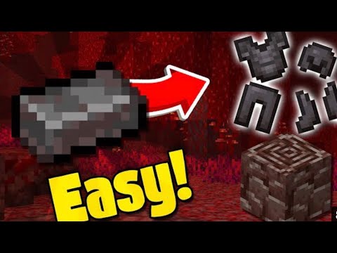 How to find ancient Debris in easy way. | Minecraft survival series #5