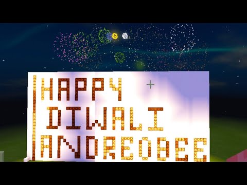 MINECRAFT: I tried a viral Tik Tok Hack || Diwali celebration || @andreobeeproaps7217