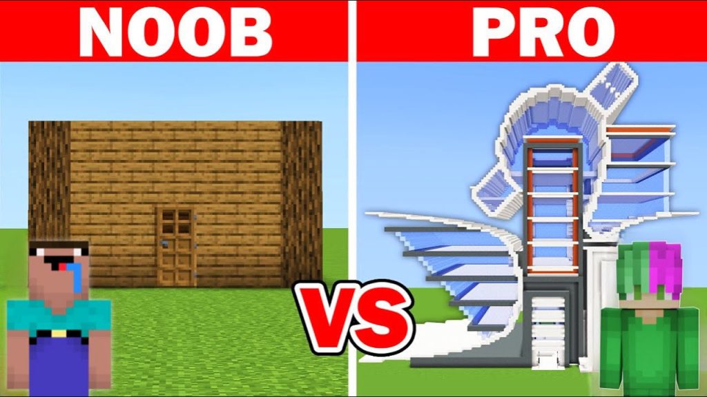 NOOB vs HACKER: Ich CHEATE in einer Bau Challenge (Minecraft)