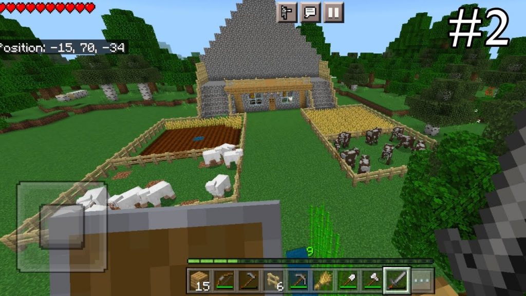 Our First Farm | Minecraft PE | Survival Series | Ep - 2 | LaggyNinjaYT