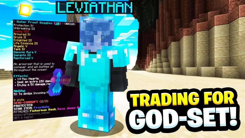 TRADING FOR MY *FAVORITE* GOD-SET ON THE SERVER! | Minecraft Factions | Minecadia Pirate [6]