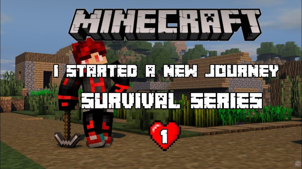 A New Journey | Minecraft Survival Episode 1 I found a village and pillager outpost, make iron armor
