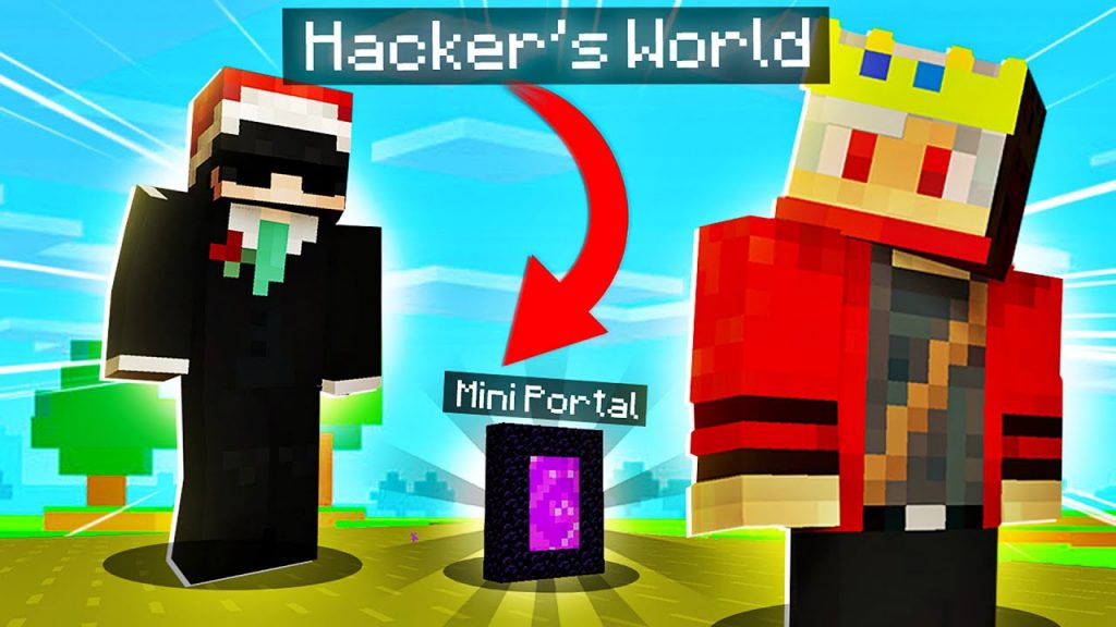 Going To  *Secret* Hacker World in Minecraft...